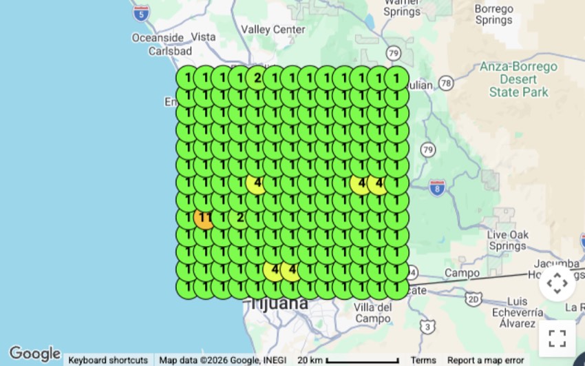 Asphalt Contractor ranking grid — San Diego, CA