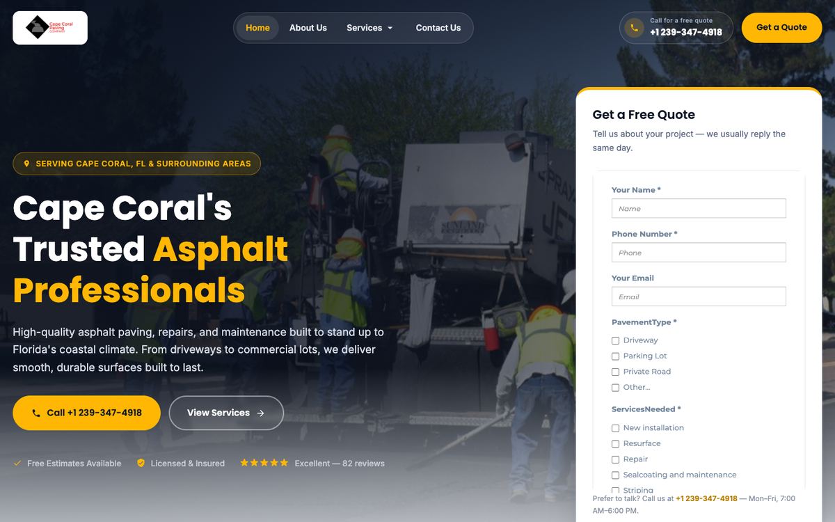 Asphalt & Paving website (USA)