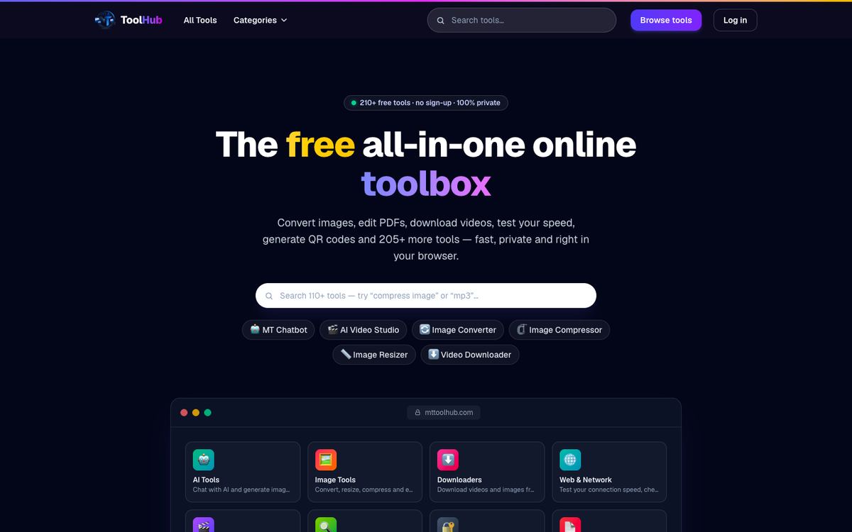 SaaS & Tools website (Online)