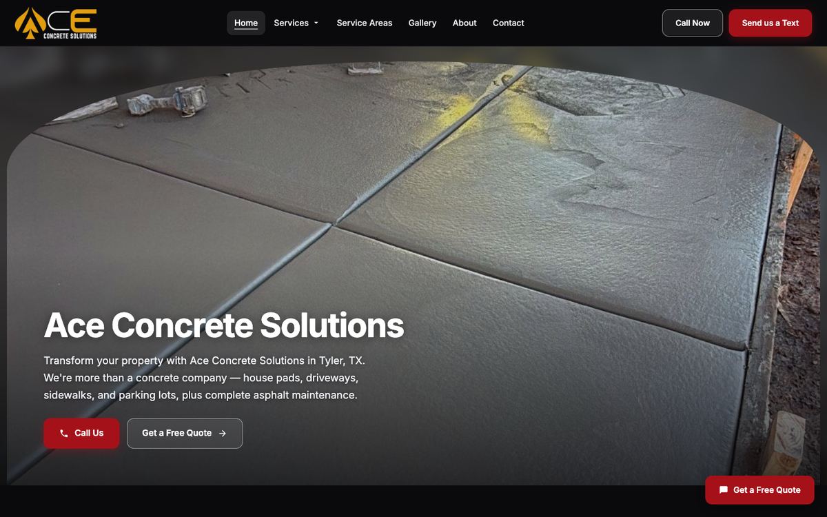 Concrete website (USA)