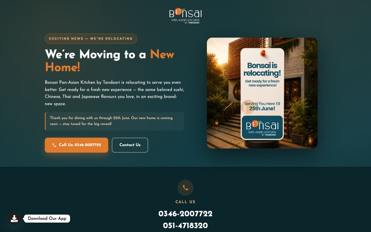Restaurant & Food website (Pakistan)